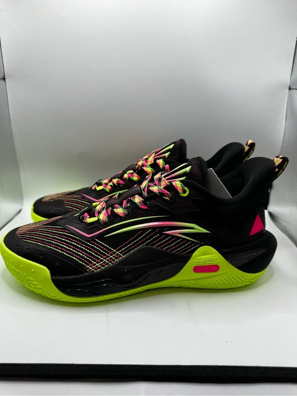 Men’s Kai 1 Speed Basketball Shoe — Black/Neon Yellow